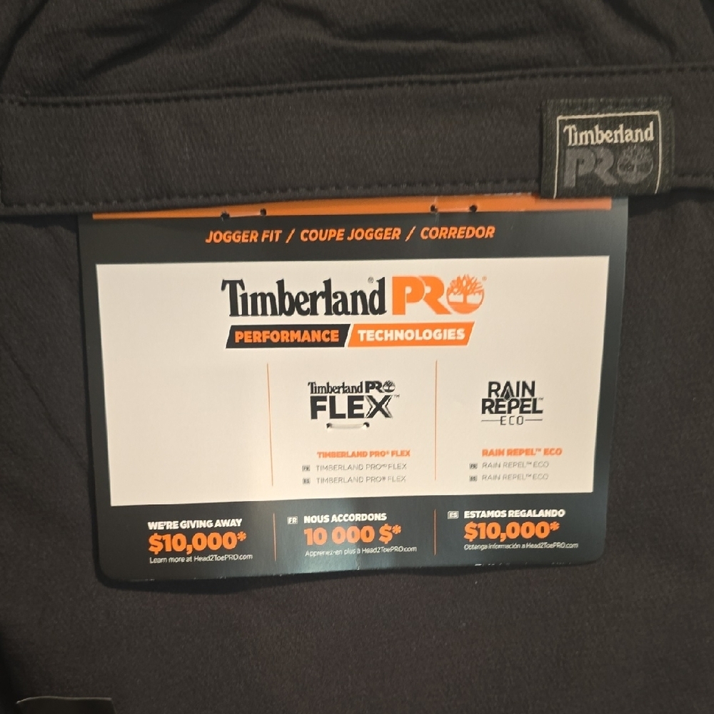 Timberland PRO Women’s Flex Jogger Work Pants - Black - Size 12 Regular - Picture 5 of 8